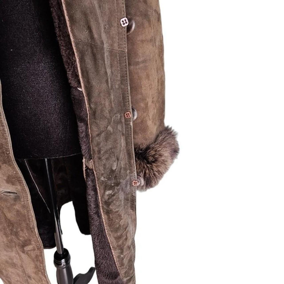 Vintage Shearling Penny Lane Coat like Medium - Picture 7 of 8